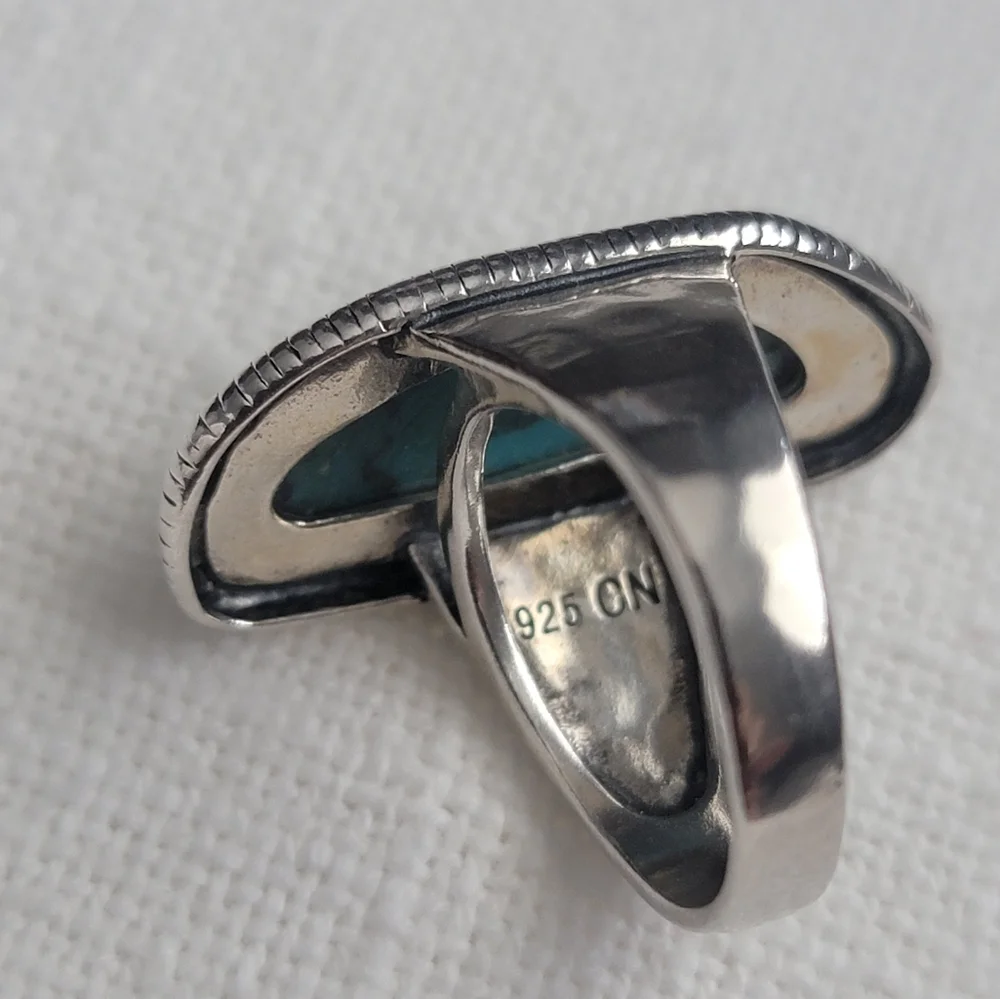 Silpada Silver Turquoise Ring - Picture 3 of 5